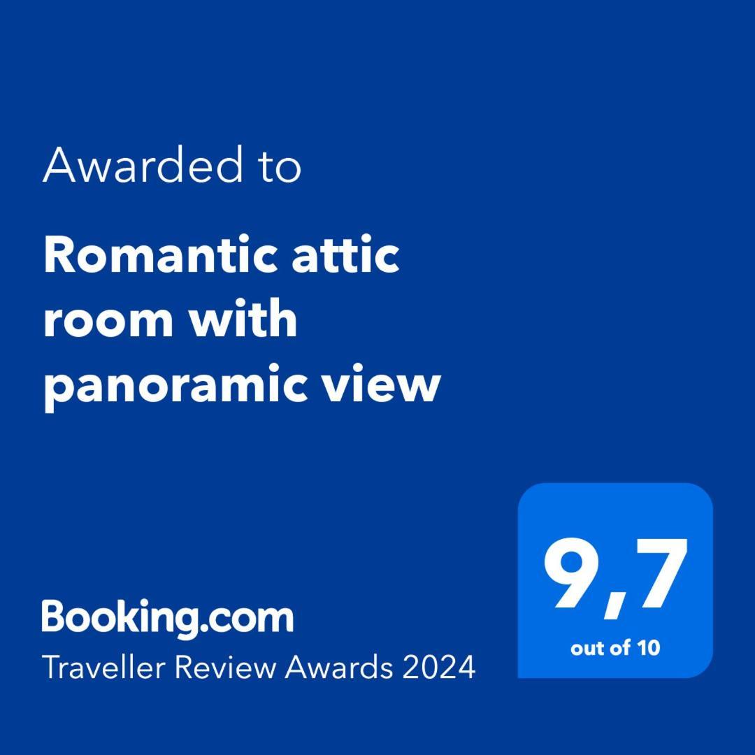 Romantic Attic Room With Panoramic View Bolonya Dış mekan fotoğraf